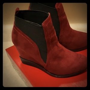 Burgundy Ankle Boots